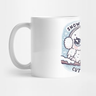 Enchanted Frost: Snowy Owl Kawaii Magic Mug